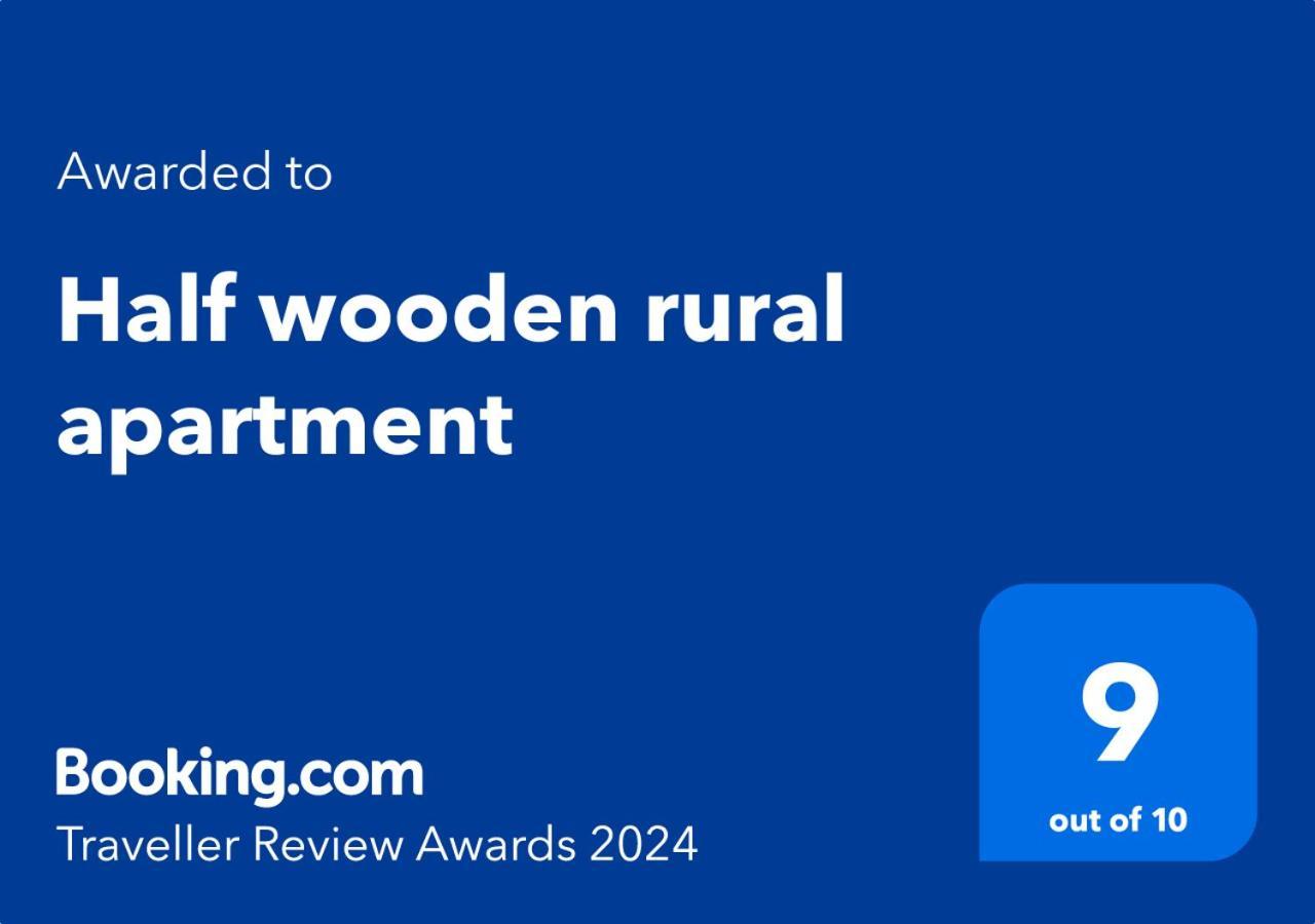 Half Wooden Rural Apartment Fasnia Exterior foto